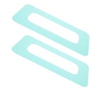BESTonZON 2pcs Fin Box Patches for Surfboard Accessories Compatible with Various Sup Models Easy Installation Quick Replacement Light Green Paddle Board Connection Parts