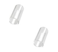 BESTonZON 2pcs Finger Slide Bar for Electric Acoustic Guitars Glass Slide Enhance Harmony for Country Jazz Blues