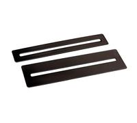 BESTonZON 2pcs Fingerboard Guards Fretboard Memorization Deck Guitar Grinding Fretboard Fret Protector Bass Guitar Fretboard Polishing Frets Guitars Polish Guitar Fret File Guards Tool Black