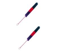 BESTonZON 2pcs Flat Clarinet Cleaning Brush Cleaning Tool Kit Music Instrument Care Random Color