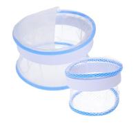 BESTonZON 2Pcs Floating Nylon Breeding Tank Transparent Aquarium Fish Breeder Box with Ventilated Lid for Neocaridina Shrimp Pet Isolation System for Home and Professional Use