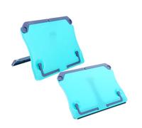 BESTonZON 2pcs Folding Adjustable Plastic Music Sheet Stand Tabletop Book Holder for Student Reading Textbook Boys and Girls Reading Book Holder