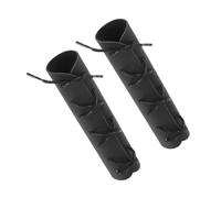 BESTonZON 2pcs French Horn Hand Protector Pu Wrap Covers, Lightweight Horn Accessories for Dirt and Damage Protection, Easy to Use, Black