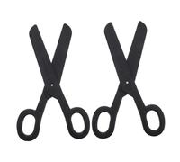 BESTonZON 2PCS Giant Clown Scissor Prop Lightweight Safe Plastic Fake Scissors for Halloween Circus Stage Performances Cosplay Party Decorative Costume Accessories