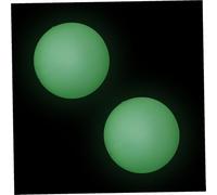 BESTonZON 2pcs Glowing Ice Hockey Balls for Nighttime Street Roller Hockey Training Luminous Outdoor Practice Balls for Indoor Enhanced Visibility Sports Equipment