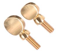 BESTonZON 2pcs Gold Saxophone Neck Bend Screws Sax Neck Screw Repair Parts Instrument Fixing Accessories for Woodwind Players