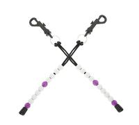 BESTonZON 2Pcs Golf Score Counter Wrist Chain with Scoring Beads Lightweight Golfing Scorekeeper for Women Golf Outdoor Stroke Counting Tool