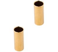 BESTonZON 2pcs Guitar Bottleneck Slide Smooth Brass Guitar Slide Material for Professional Players