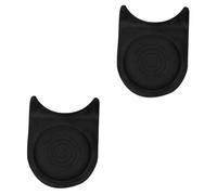 BESTonZON 2pcs Guitar Desktop Mount Rest Guitar Rest for Electric Guitars Bass Guitar Stand Waves Planet Portable Accessories Black