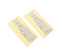 BESTonZON 2pcs Guitar Fretboard Stickers Beginner Note Map Inlay Stickers for Acoustic Electric Guitar Practice Decoration