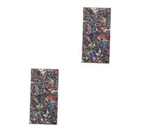 BESTonZON 2pcs Guitar Pickguard Blank Plate Material Scratch Heat Resistant Diy Guitar Bass Pickguard Non-deformation Easy Install