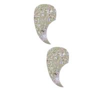 BESTonZON 2pcs Guitar Pickguard Sticker Self-adhesive Scratch Plate for Acoustic Guitar Protects against Scratches Appearance Easy to Install Replacement