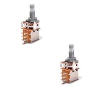 BESTonZON 2pcs Guitar Potentiometer Audio-potentiometers Bourns Potentiometer Bass Guitar Volume Pot Guitar Potentiometer Push Linear Taper Guitar Amplifier Electric Guitar Parts Guitars