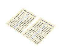 BESTonZON 2pcs Guitar Scale Stickers for Fretboard Learning Musical Note Decals for Beginners Suitable for Acoustic and Electric Guitars Easy to Apply