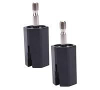 BESTonZON 2pcs Guitar String Winder Plugs Replacement Tool for Machine Head Electric String Winder Drill Plug Guitar Maintenance Accessories