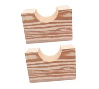 BESTonZON 2pcs Guitar Support Pillow Guitar Neck Holder Guitar Holder Bass Neck Rest Guitar Neck Cradle Guitar Repair Neck Rest Guitar Mat and Neck Support Guitar Display Stand U Bass Bamboo