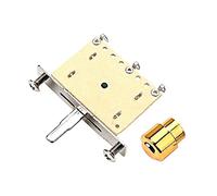 BESTonZON 2pcs Guitar Switch Electric Guitar Pickup Guitar Accessory Fence Post Caps 3 Way Toggle Three Way Musical Instruments Modified Potentiometer Three Sections Metal Modified Pieces