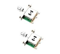 BESTonZON 2pcs Guitar Switch Guitar Toggle Switch Cap Guitar Pickup Selector Toggle for Electric Guitar 3 Way Guitar Toggle Musical Instruments Guitar Pickup Parts Metal Modified Pieces