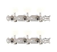 BESTonZON 2pcs Guitar Tuning Pegs for Classical Guitar Metal Resin Material Tuning Peg Winding Knob for String Alignment Suitable for Man Woman