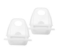 BESTonZON 2pcs Hanging Bird Feeders for Window Bird Feeder Box Splash Design for Window