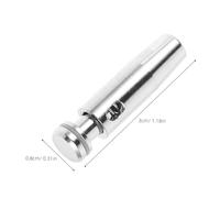 BESTonZON 2pcs Heavy Duty Stainless Steel Fencing Epee Tip Replacement for Practice Training Competition Compatible Blade Tips for Precision Sports Gear