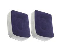 BESTonZON 2pcs Inflatable Foot Mat for Office Desk Travel Airplane Leg Rest Pillow Foot Stool Cushion for Plane Outdoor Relaxation
