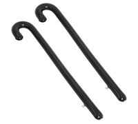 BESTonZON 2pcs Inflatable Walking Stick Halloween Party Props Lightweight Performance Crutch Cane for Costume Masquerade Stage Easy Quick Inflate Compact Portable Stage Prop