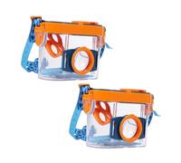 BESTonZON 2pcs Insect Observation Boxes with Magnifying Viewers Outdoor Adventure Bug Collecting Kit for Nature Exploration and Science Learning