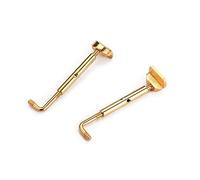 BESTonZON 2pcs Instruments Accessories Chin Rest Screws Brass Clamp Fit for Violin Easy to Install and Carry Musical Instrument Hardware