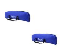 BESTonZON 2pcs Key Bag Accordion Holder Comfortable Handle Thickened Zipper Harmonica Case for Secure Document Storage Expanding Folder Design