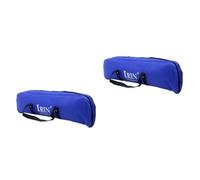 BESTonZON 2pcs Key Bag Accordion Holder with Human Engineering Handle Expanding Folder with Labels for Easy Document Organization and