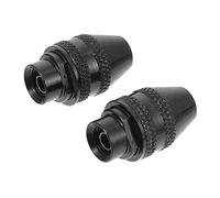 BESTonZON 2pcs Keyless Change Chuck for Rotary Tools Mini Drill Chuck Adapter Electric for Garage Home and Workshop Use