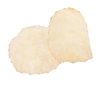 BESTonZON 2pcs Leather Drum Heads Replacement Covers for African Drum Kit, Easy to Use and Resistant to Impact, for Drummers and Percussionists in Sound Healing or Shamanic Drumming