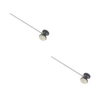 BESTonZON 2pcs Lightweight Bass Drum Pedal Stainless Steel Handle for Drum Percussion Accessories for Drummers