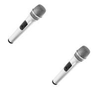 BESTonZON 2pcs Lip Sync Microphone Fake Microphone Prop Role Play Microphone Pretend Play Mic Prop Creative Microphone Prop Microphone Props Mic Props Abs Modeling Fake Props Child