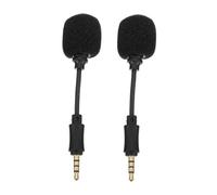 BESTonZON 2pcs Live Streaming Microphone Noise Canceling Mini Microphone Portable Home for Singing and Recording USB Direct Plug