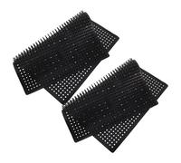BESTonZON 2pcs Livestock Itch Relief Pad 360x300mm - Soft Rubber Cattle Scratcher Mat for Horses, Cows, Goats - Farm Animal Scratch Board for Equine and Bovine Itch Relief