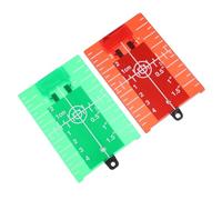 BESTonZON 2pcs Magnetic Infrared Plate for Green and Red Level Boards with Metric and Imperial Scale Lightweight Laser Target Plates for Enhanced Line Visibility and Easy Metal Attachment