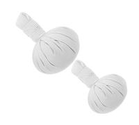 BESTonZON 2pcs Massage Roller Ball Set with Ergonomic Grip Handle and Warm Therapy Comfort, Cotton Cloth Thai Style Spa Wellness Balls for Foot Relaxation and Travel Use
