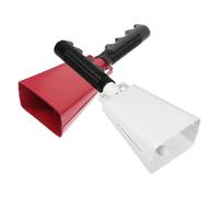 BESTonZON 2pcs Metal Cowbell Handbell Noise Maker Comfortable Grip for Sporting Events Football Games Cheering Bell