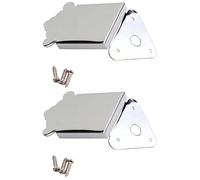 BESTonZON 2pcs Metal Triangle Mandolin Tailpiece Mandolin Parts Screws for Guitar Easy String Changes Decorative Upgrade