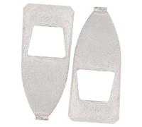 BESTonZON 2pcs Metal Violin Bow Tips Replacement Accessories Lightweight Bow Pads for Violin Repair Fittings for Classical and Folk Music Easy to Mount and Use