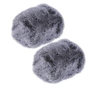 BESTonZON 2pcs Mic Cover Plush Windshield Pop Shield for Microphone Mic Filter Screen Convenient Cover for Live Streaming