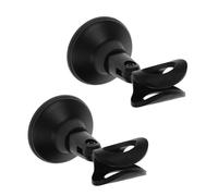 BESTonZON 2pcs Mic Stand round Base Adjustable Angle Plastic Mic Holder for Desk User-friendly Microphone Support Suitable for Public Speaking Events and Recording Studios