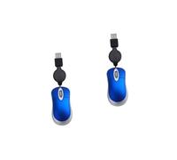 BESTonZON 2pcs Mice Mini Notebook Mouse Computer Retractable Travel Office Work Comfortable Grip