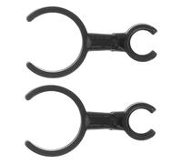 BESTonZON 2pcs Microphone Clip Holder for Mandolin Violin Flute Mic Clamp Spring Loaded for Wind Instruments Practice Concerts