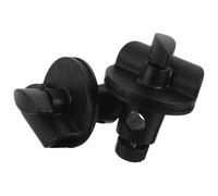 BESTonZON 2pcs Microphone Holder Clip Stand Adapter Rotatable Mic Clip Clamp Converter for Stage Studio Live Streaming Home Recording