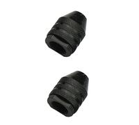 BESTonZON 2pcs Mini Drill Adapter Keyless Chuck for Drill Bits Holder 0.3-3.2mm Adaptor Tool
