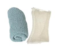BESTonZON 2pcs Newborn Photography Swaddle Blankets Baby Wrap Photo Props Soft Stretch Gauze Cotton Unisex Baby Photo Shoot Backdrop for Studio Portraits