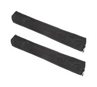 BESTonZON 2Pcs Oxford Fabric Clarinet Storage Pouches with Belt for Mini Saxophone Zippered Music Instrument Bags Protective Cases for Wind Instruments